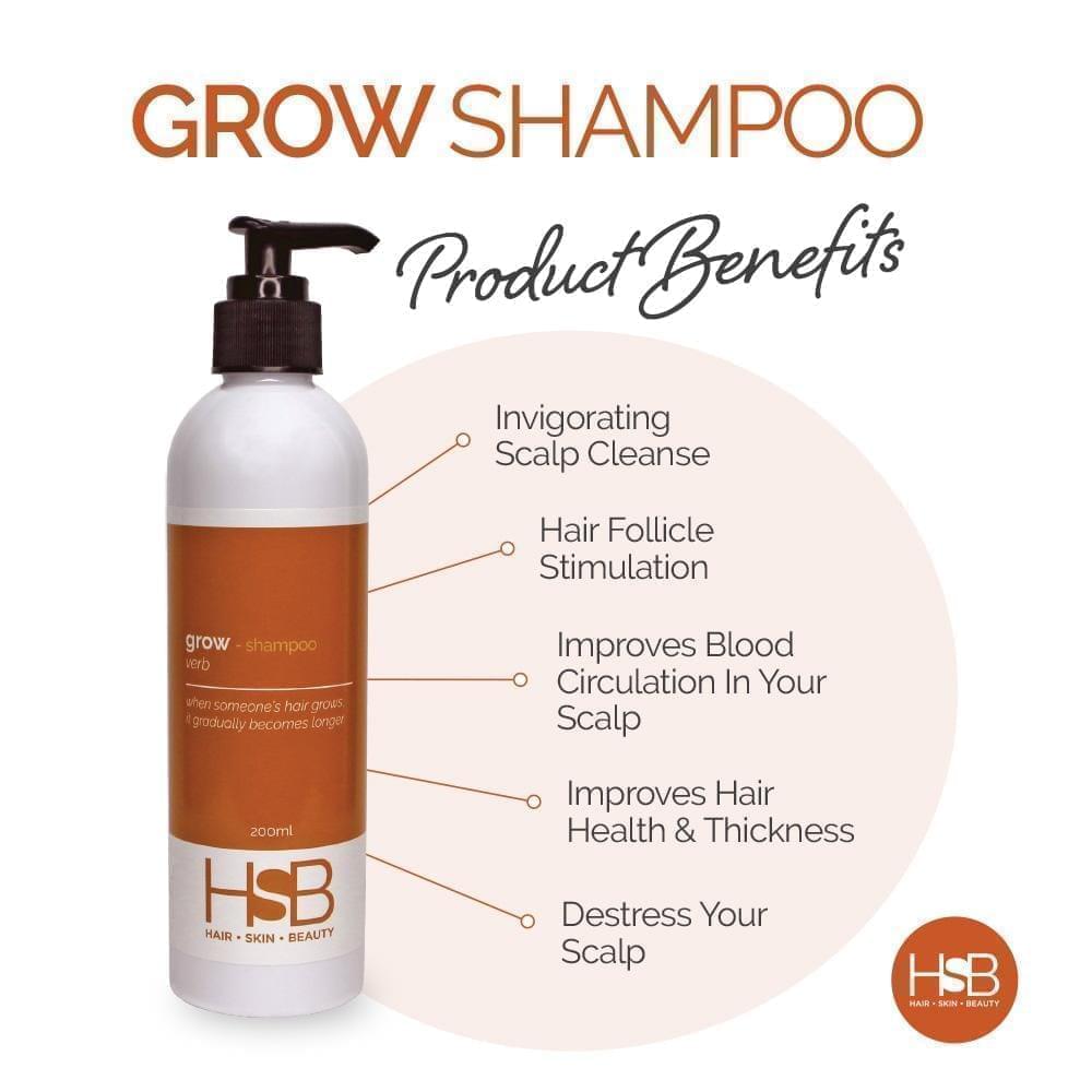Hair Shampoo for Hair Regrowth & Thinning Hair 200ml | HSB Labs - HSB Labs