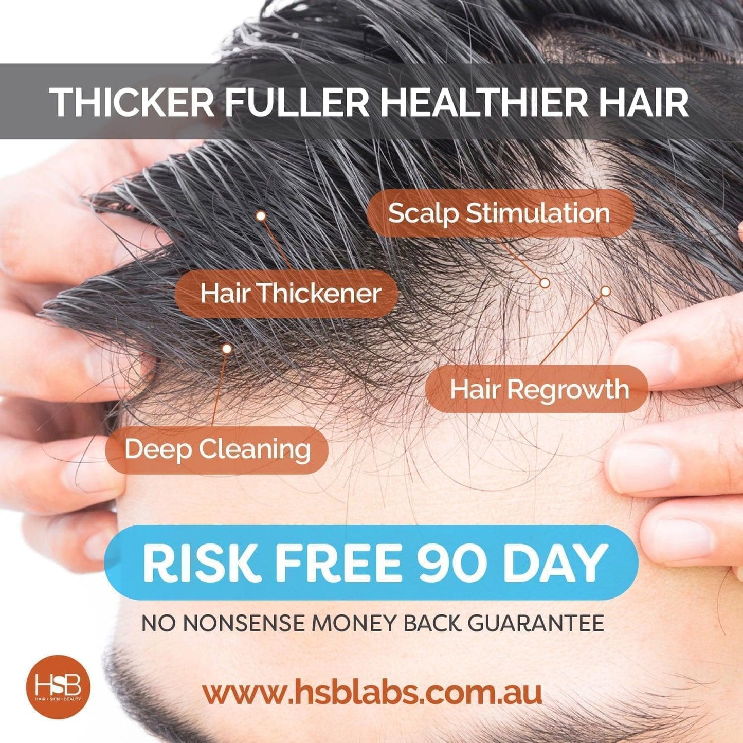Shampoo and Conditioner for Hair Growth, Hair Loss & Thinning Hair I HSB Labs - HSB Labs