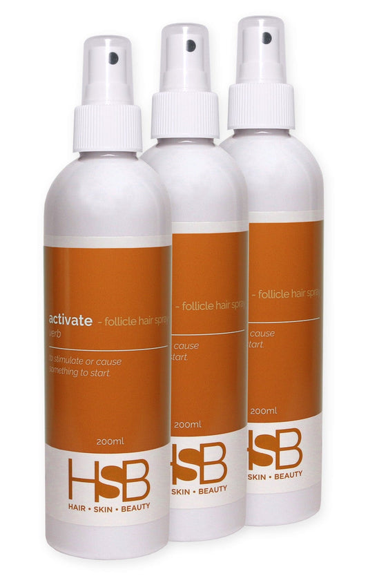 Activate Follicle Hair Spray Value 3 Pack | HSB Labs - HSB Labs